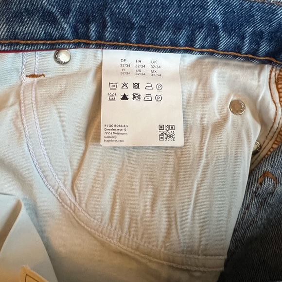 NWT Hugo Boss Menʼs Slim Tapered 32x30 Jeans - Picture 4 of 7